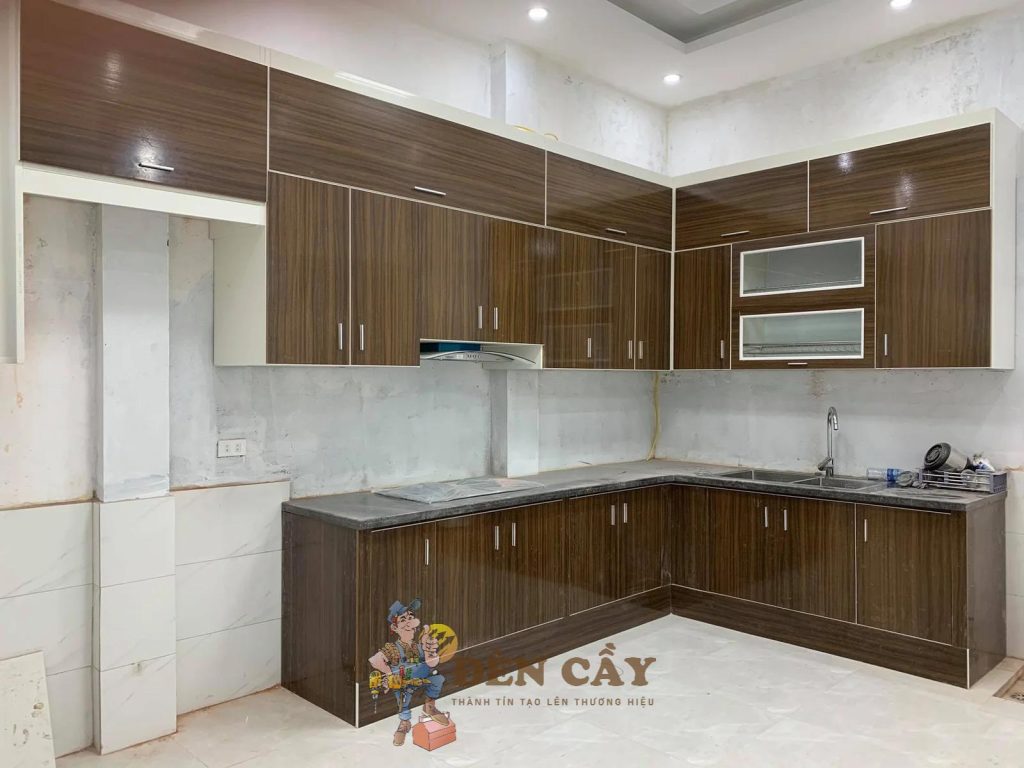 tủ bếp inox cho nhà bếp nhỏ