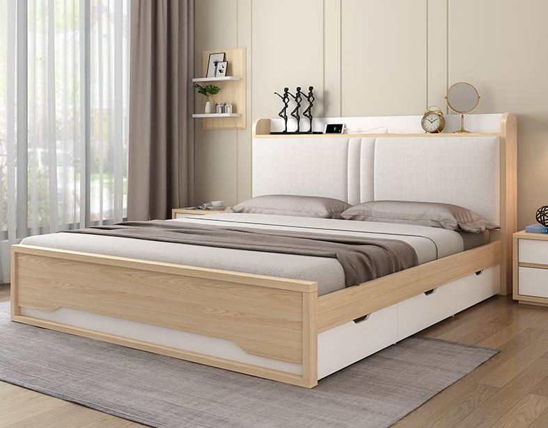 mẫu giường ngủ giúp tiết kiệm không gian