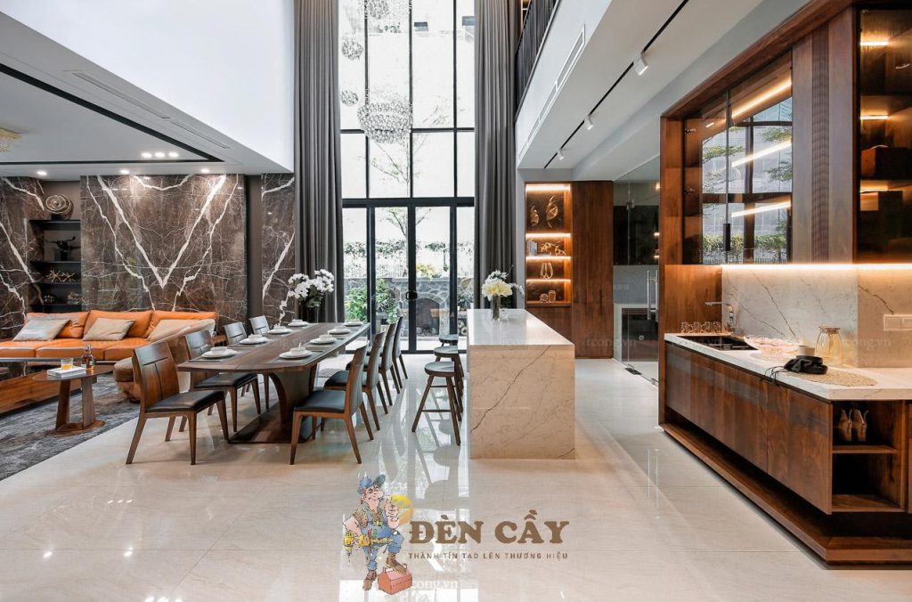 thiết kế nội thất phòng bếp đơn giản