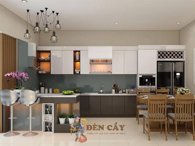 thiết kế nội thất phòng bếp đơn giản