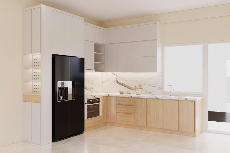 tủ bếp phủ sơn giá rẻ