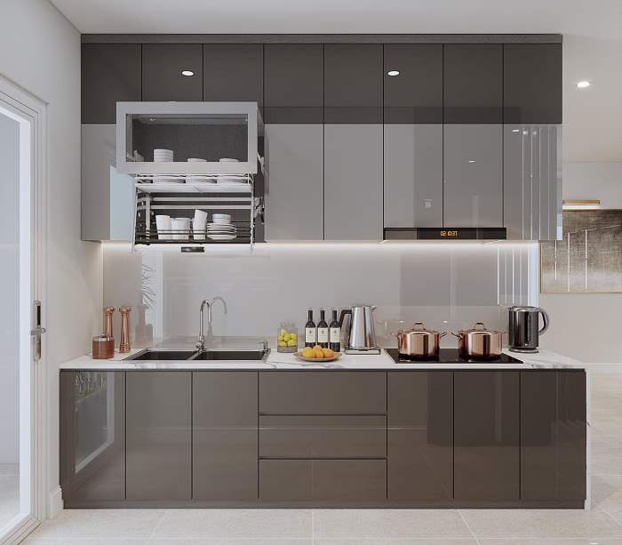 tủ bếp nhựa Picomat