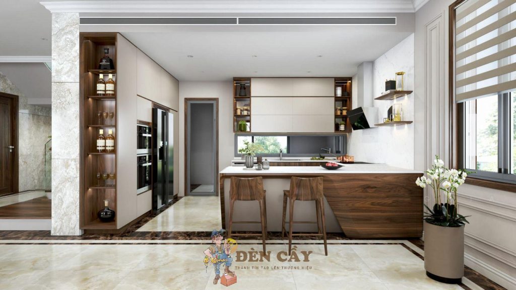 mẫu thiết kế nội thất phòng bếp