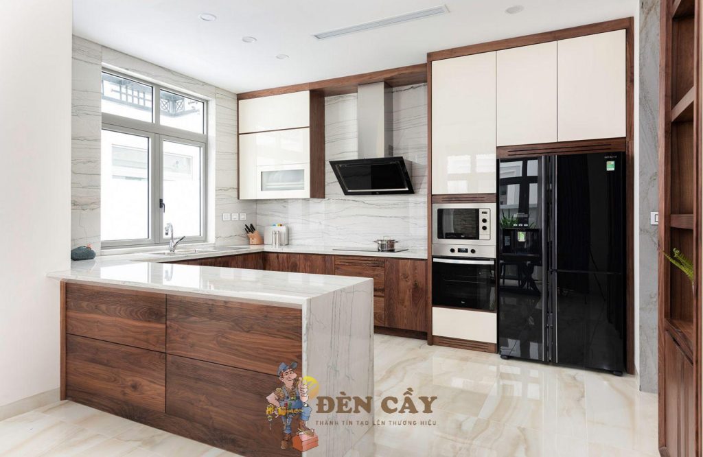 thiết kế nội thất phòng bếp đơn giản