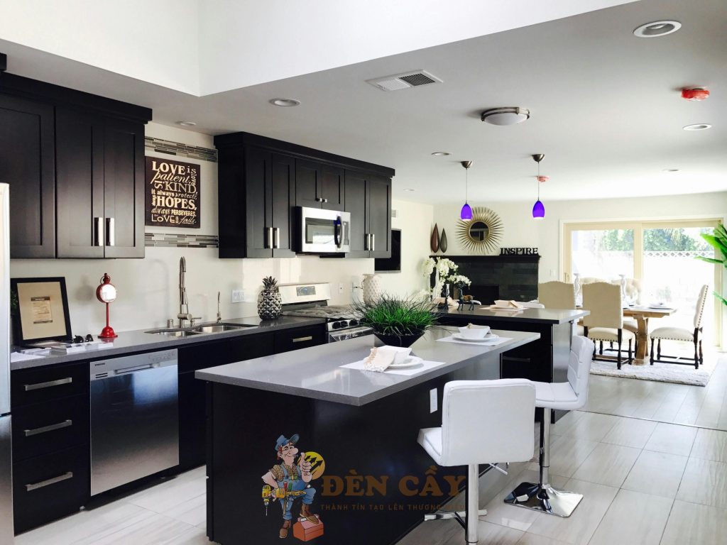 thiết kế nội thất phòng bếp đơn giản