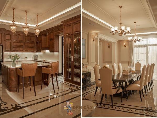 thiết kế nội thất phòng bếp đẹp