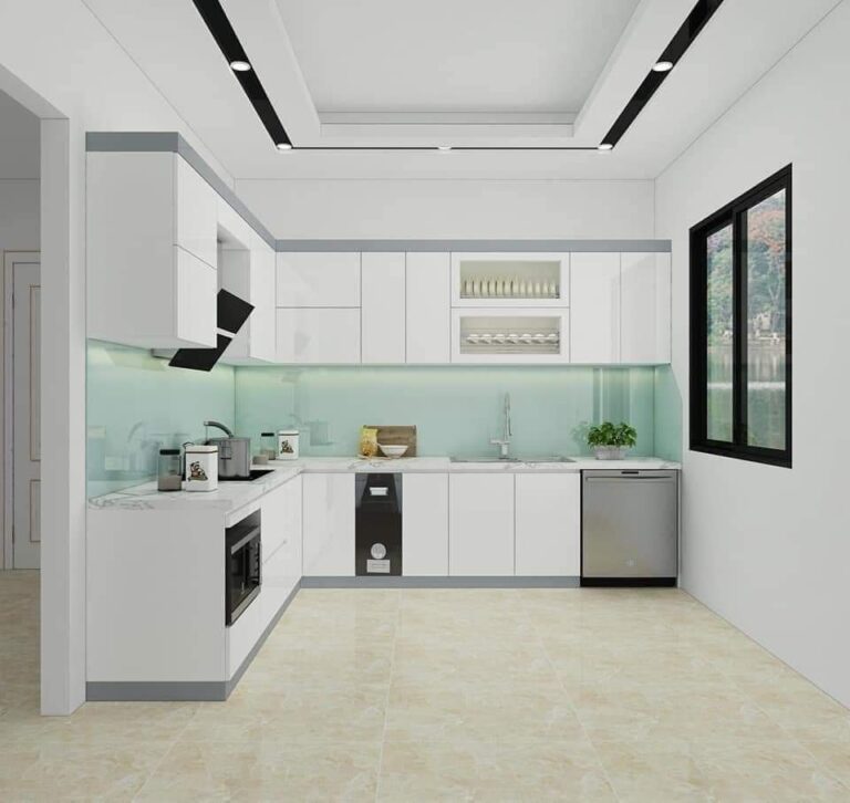tủ bếp phủ sơn giá rẻ