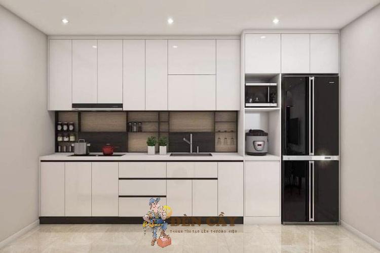 tủ bếp MDF phủ Melamine