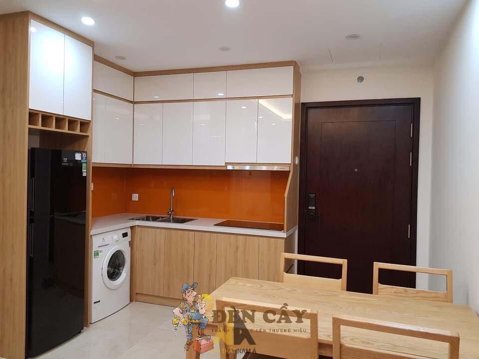 tủ bếp MDF phủ Melamine
