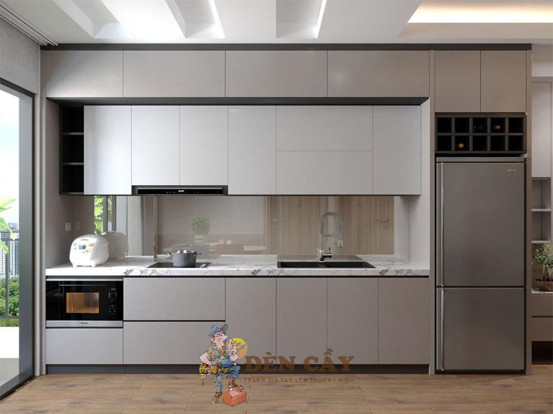 báo giá tủ bếp mdf phủ melamine