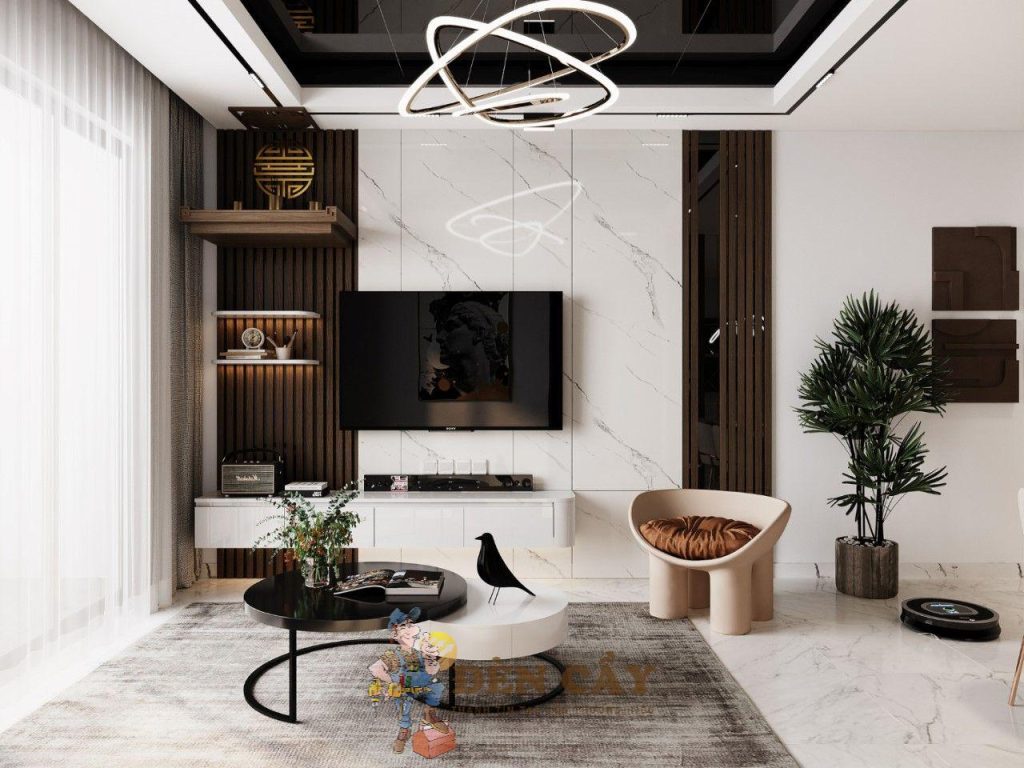 thiết kế nội thất chung cư 2 phòng ngủ