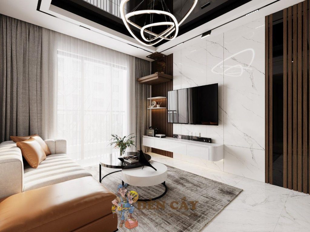 thiết kế nội thất chung cư 2 phòng ngủ
