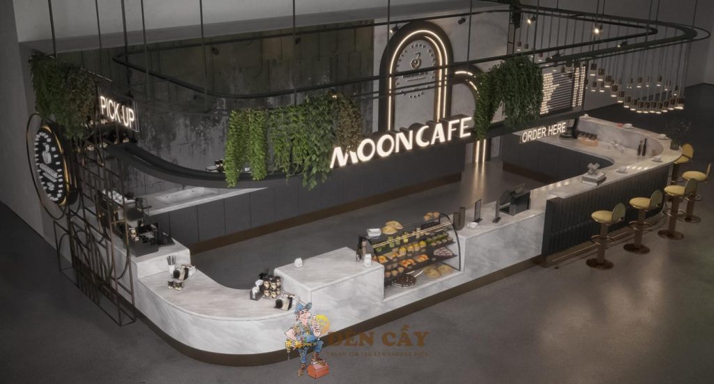 thiết kế nội thất quán cafe