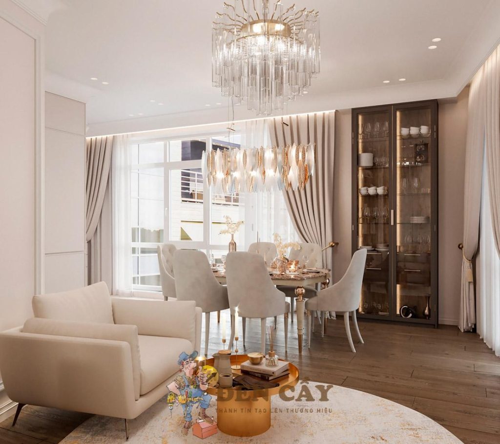 thiết kế nội thất chung cư tân cổ điển