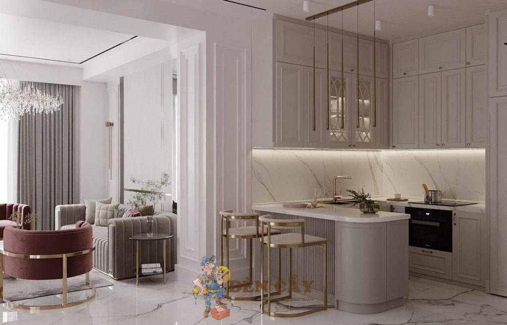 thiết kế nội thất chung cư tân cổ điển
