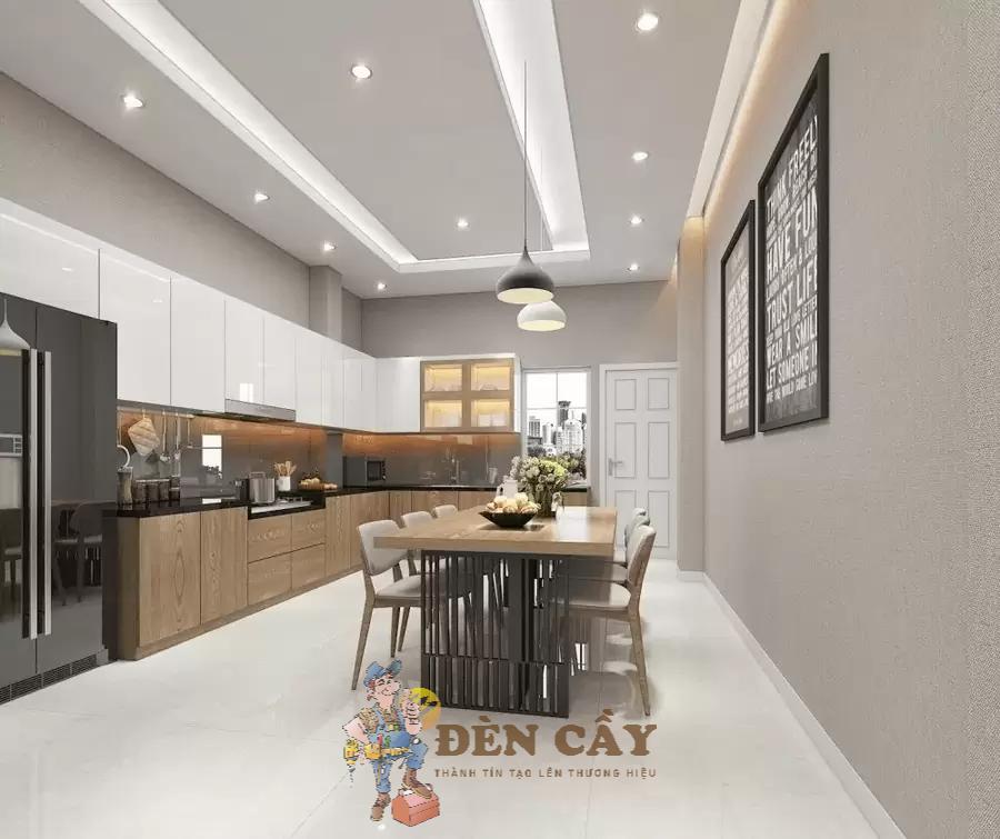 cách bố trí phòng bếp đẹp