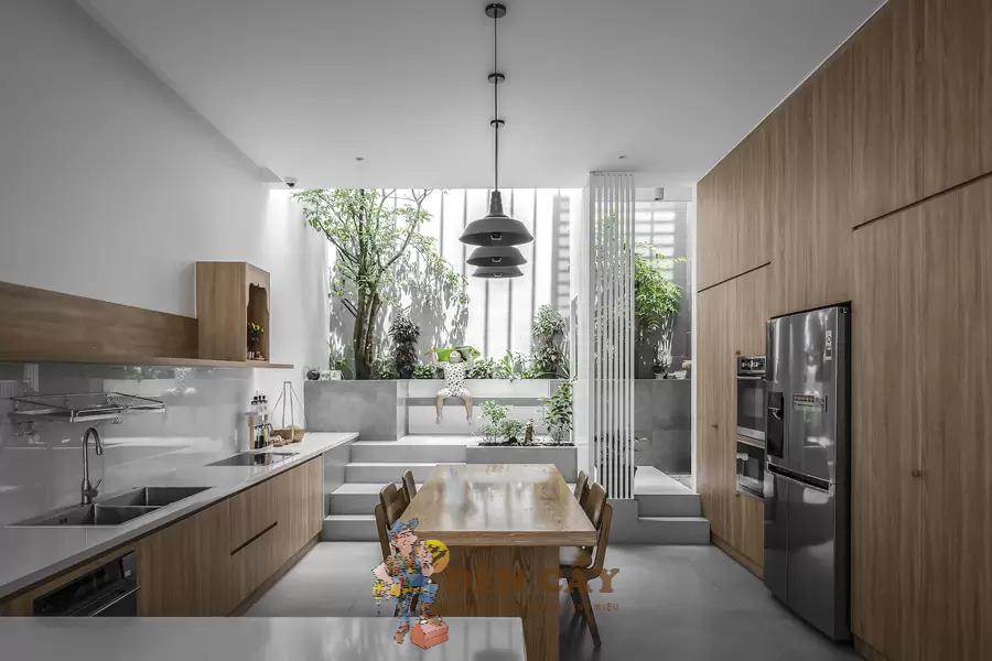 cách bố trí nhà bếp đơn giản