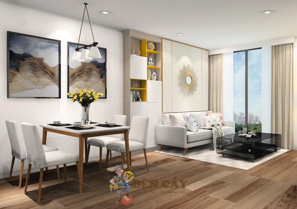 thiết kế nội thất chung cư 56m2