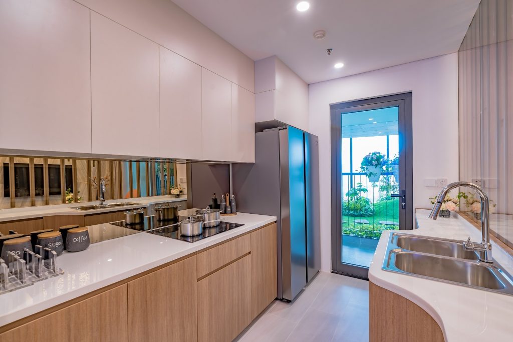cách bố trí phòng bếp đẹp