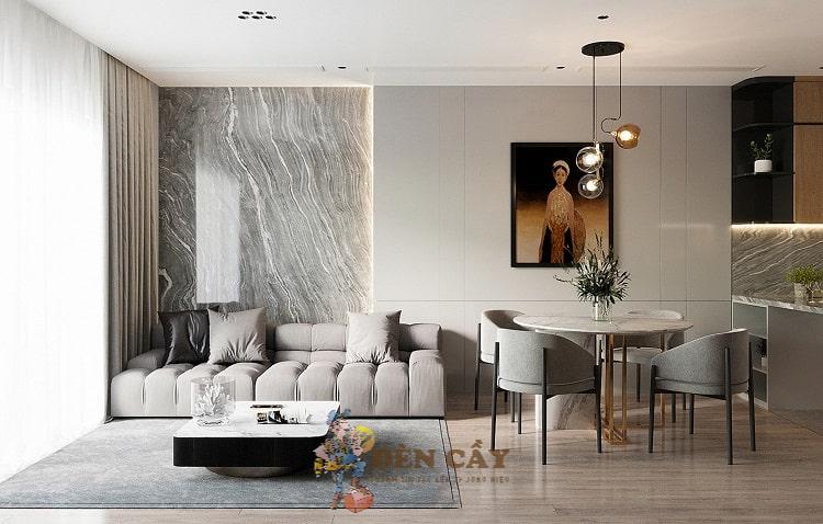 thiết kế nội thất chung cư 75m2