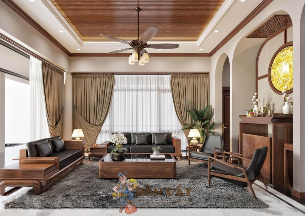 Thiết kế nội thất phòng thờ