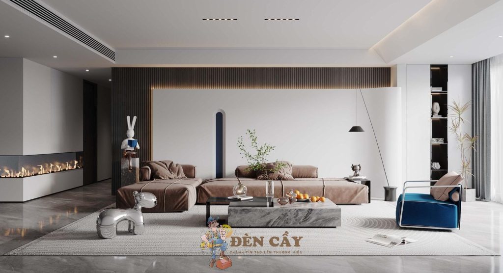 thiết kế nội thất chung cư 3 phòng ngủ hiện đại