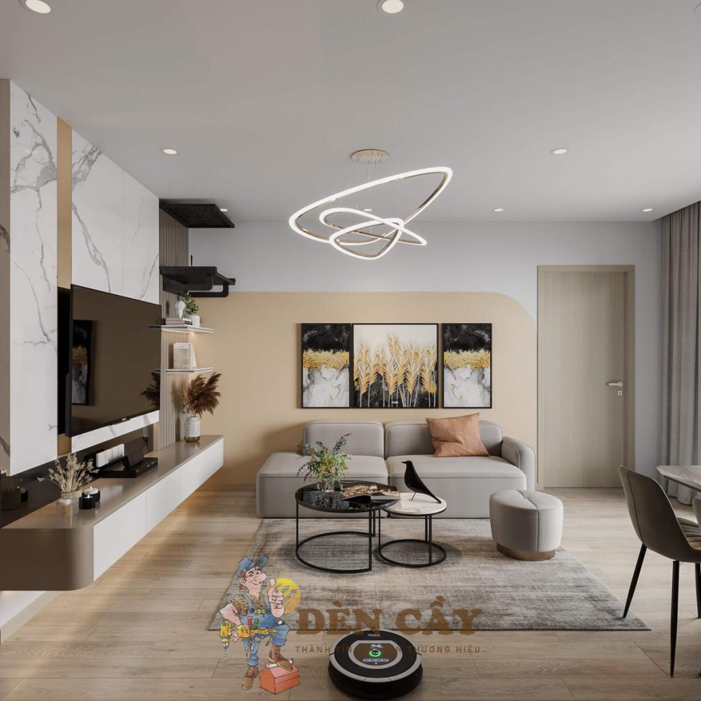 thiết kế nội thất chung cư cho người mệnh Thủy