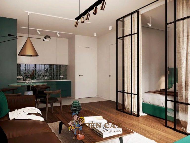 thiết kế nội thất chung cư 2 phòng ngủ 60m2