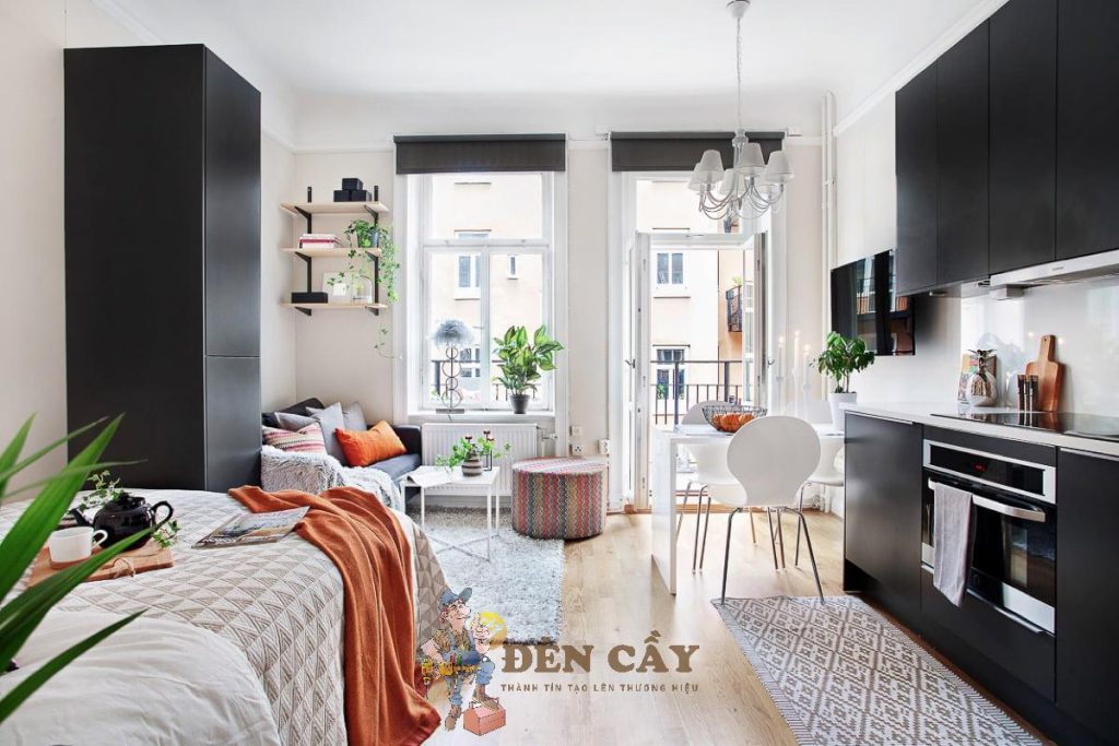 thiết kế nội thất chung cư mini 25m2