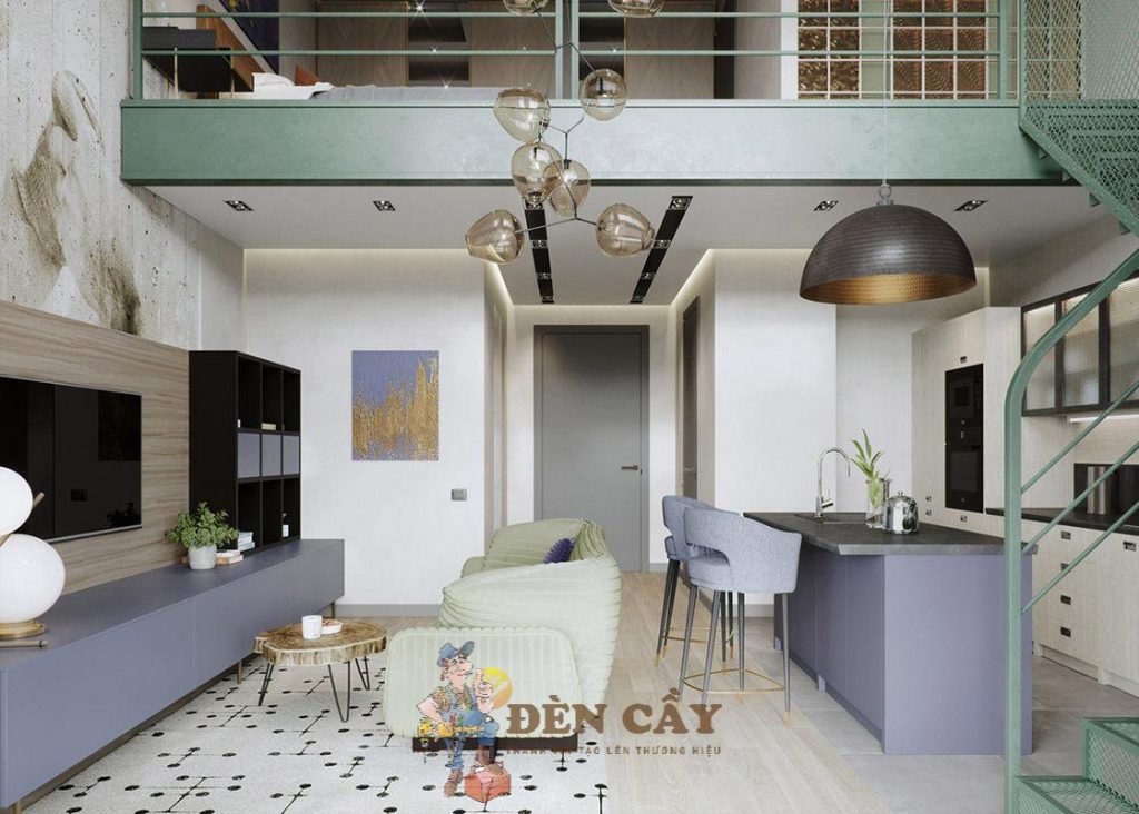 thiết kế nội thất chung cư mini 25m2