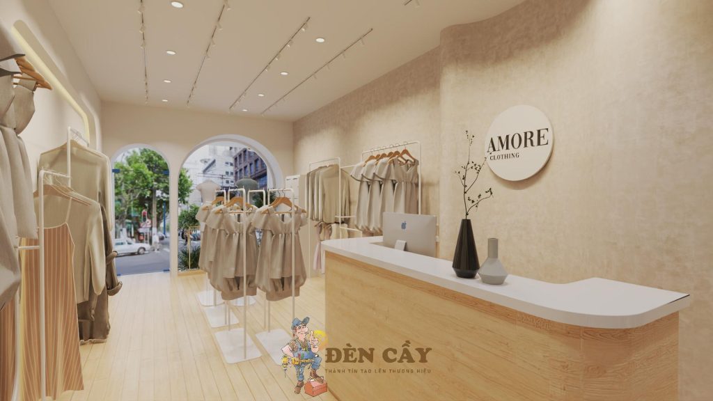 thiết kế nội thất shop quần áo
