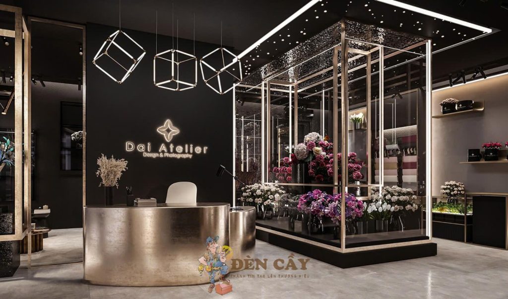 Thiết kế nội thất shop bán hoa