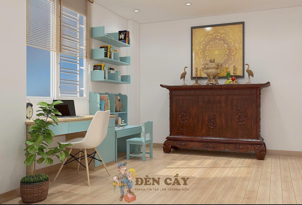 Thiết kế nội thất phòng thờ